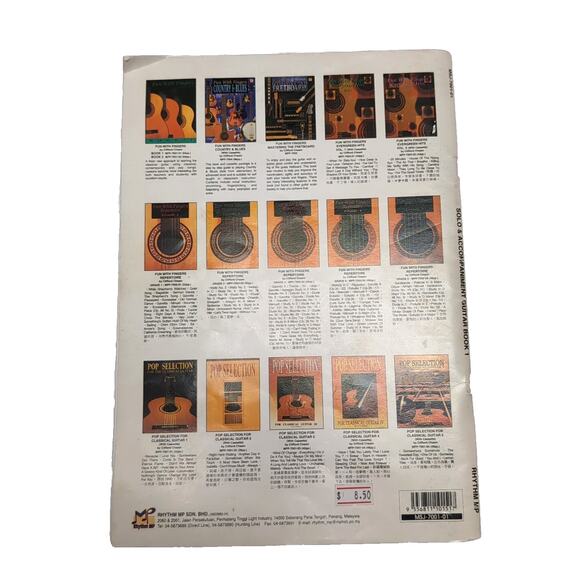 Solo & Accompaniment Guitar Books 1 & 2 by J. Png Vintage 1988 Learn To Play - Picture 3 of 12